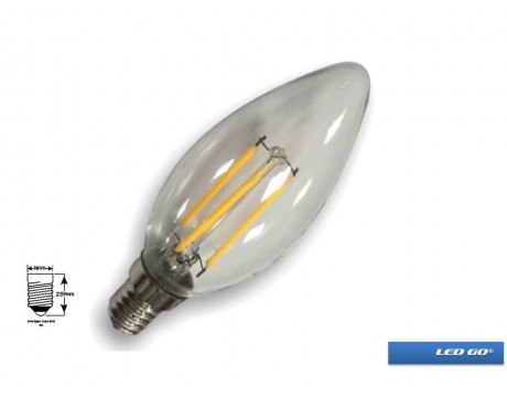 CFB-04 | Flamenli LED Mum Ampül 4W E14