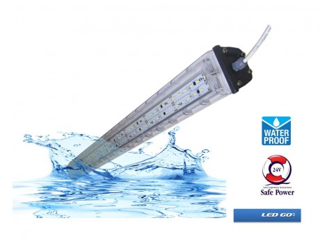 LET-58PC-24VD | LED Polikarbon camlı Etanj 24V DC 58W IP67