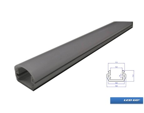 O Tipi Model LED Alüminyum Profili 200cm