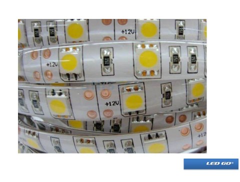 Şerit LED 5050 60Led Silikonlu 12V DC (5m-Paket)