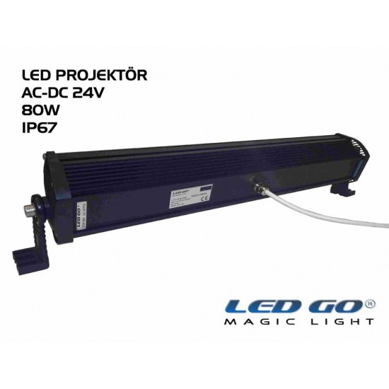 EP-80, ELIT SERISI ,SMDLED PROJEKTOR, 80W, 24V AC-DC, IP67 EP-80, ELIT SERISI ,SMDLED PROJEKTOR, 80W, 24V AC-DC, IP67