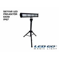 EPS-100 | Seyyar Slim Model LED Projektör 100W IP67