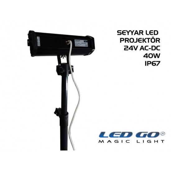 EPS-40, ELIT SERISI ,SMDLED TRIPOD AYAKLI PROJEKTOR, 40W, 24V AC-DC, IP67 EPS-40, ELIT SERISI ,SMDLED TRIPOD AYAKLI PROJEKTOR, 40W, 24V AC-DC, IP67