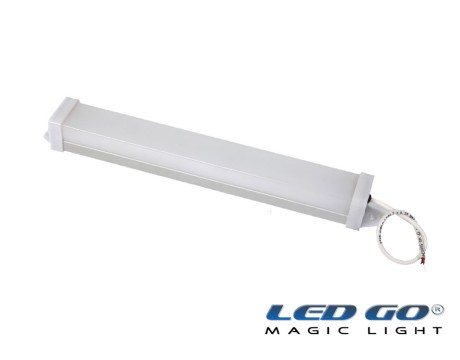 DBL-16-24VD | Polikarbon Camlı AlüminyumBant LED Etanj 24V DC 16W IP65
