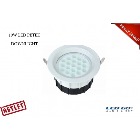 19W YUVARLAK PETEK LED DOWNLIGHT 19W YUVARLAK PETEK LED DOWNLIGHT
