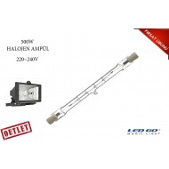 500W Rx7S Çubuk Halojen Ampül 220V (1adet )