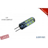 G4 LED Avize Ampülü İğne Ayaklı 12V 2W