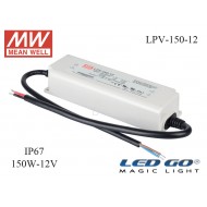 LPV-150-12 | Meanwell Sabit Voltaj LED Sürücü 12V 120W 10A