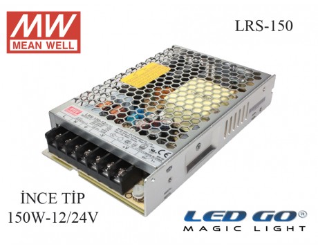 LRS-150-24 | Meanwell Sabit Voltaj LED Sürücü 24V 150W 6.5A