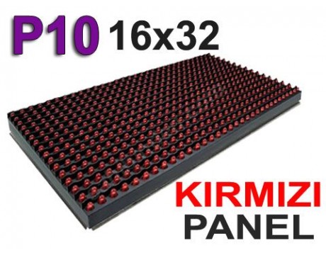 P10 Kırmızı Panel 