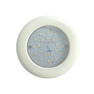 7W Sıva Üstü LED Spotlar,10-30V DC (Beyaz-Krom Kaplama)
