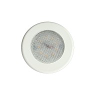 6W Ankastre LED Spotlar,10-30V DC (Beyaz-Krom-Ahşap Kaplama)