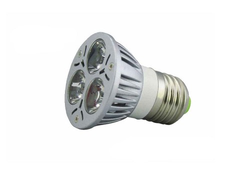 3Watt LED Spot Ampül E27 Yeşil Renk 24V