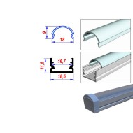 New Klasik Sıva Üstü LED Alüminyum Profil 200cm