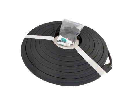 16X16MM, 3000K, IP67, 16W, SİYAH PCB NEON ESNEK ŞERİT LED 24V