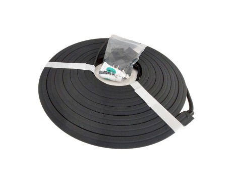 16X16MM, 3000K, IP67, 16W, SİYAH PCB NEON ESNEK ŞERİT LED 24V
