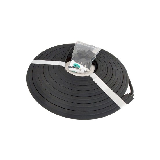 16X16MM, 4000K, IP67, 16W, SİYAH PCB NEON ESNEK ŞERİT LED 24V