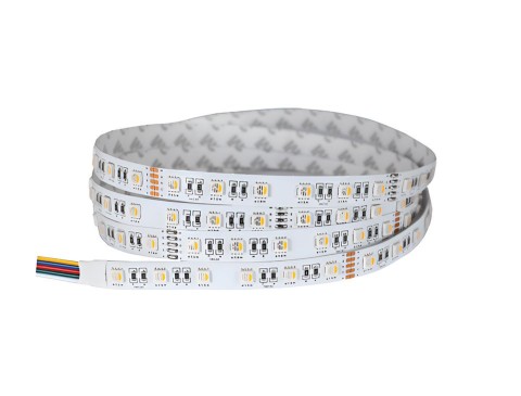 Şerit LED 12mm 5050 RGBWW  60LED/m 24V DC  IP20