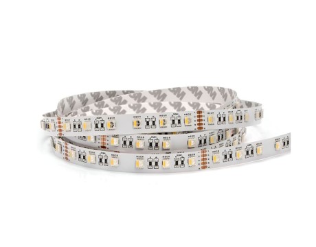 Şerit LED 12mm 5050 RGBWW  60LED/m 24V DC  IP20