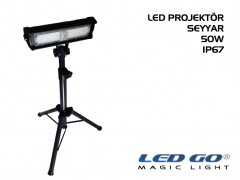 EPS-50, Elit Serisi SMDLED Seyyar Projektör, 50W, 220V, IP67
