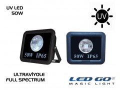 50W UV LED PROJEKTÖR - FULL SPECTRUM-COBLED-220V